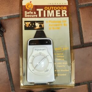 NIB Ingraham Outdoor Timer with Photocell